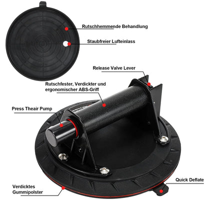 Vacuum Suction Lifter 2 Pieces up to 100 kg