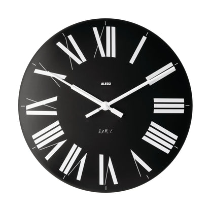 Alessi Firenze Wall Clock with Roman Numerals