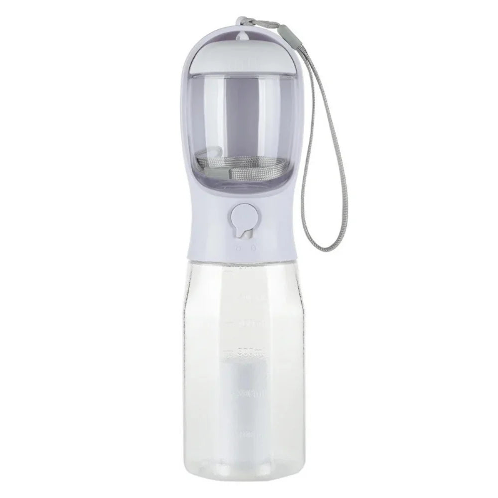 TrailBuddy™ – 3-in-1 Dog Water Bottle with Food Container