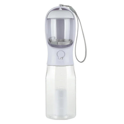 TrailBuddy™ – 3-in-1 Dog Water Bottle with Food Container