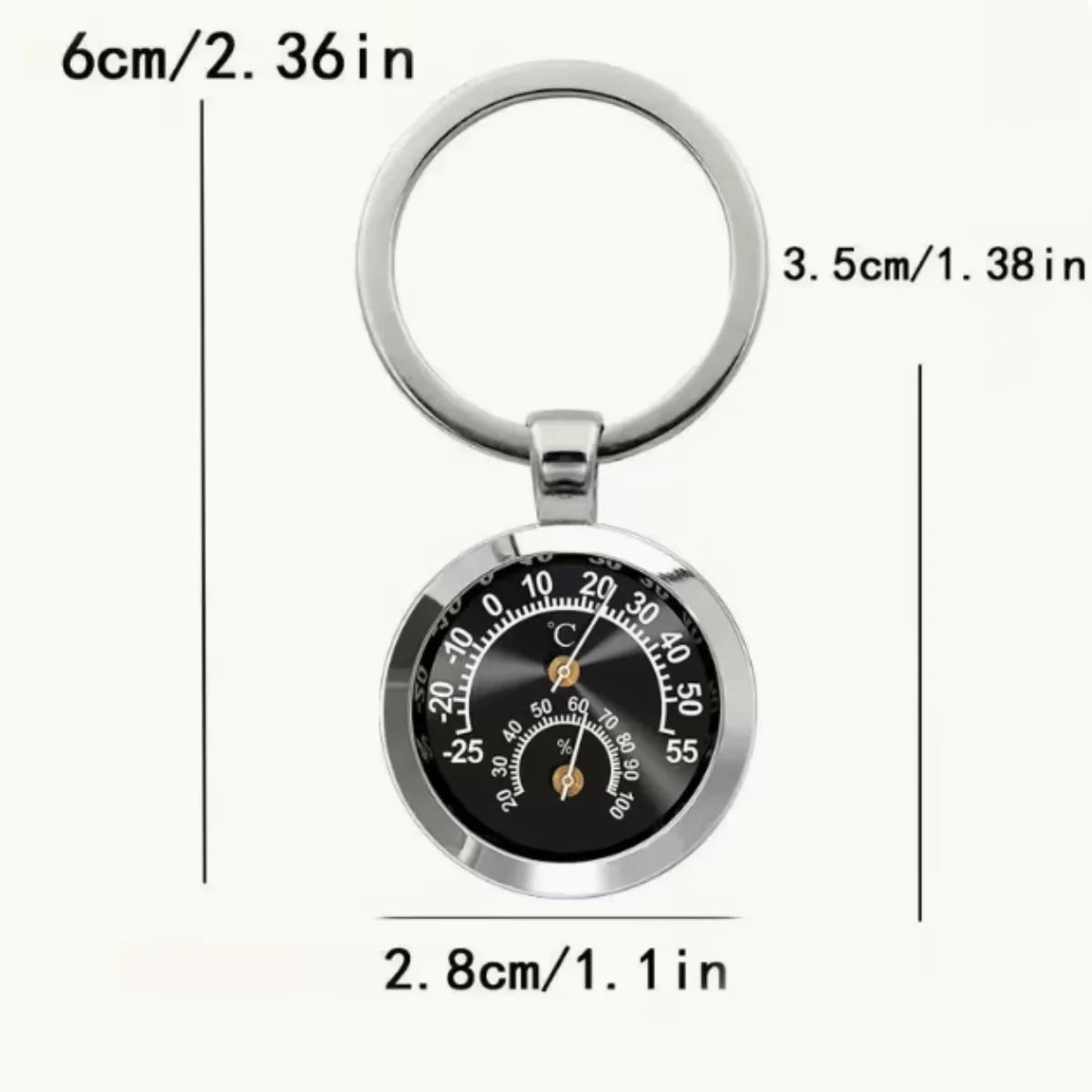 2-in-1 Thermometer & Hygrometer for Indoor and Outdoor Use