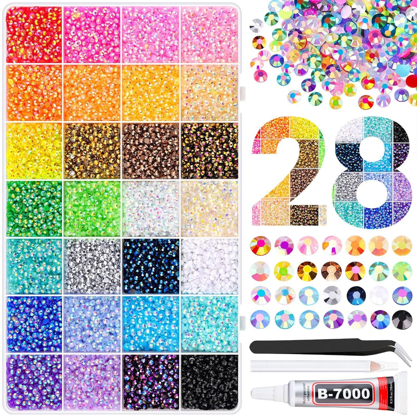 StarlitePop™ Flat Rhinestones — Give Your DIY Projects a Magical Shine That Captivates All Eyes!