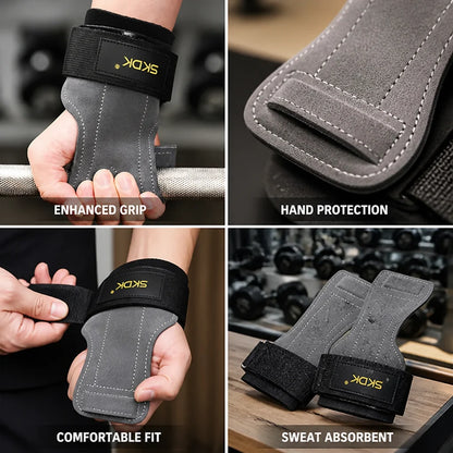 Double-Layer Cowhide Anti-Slip Handle Grip Pads (2-Pack)