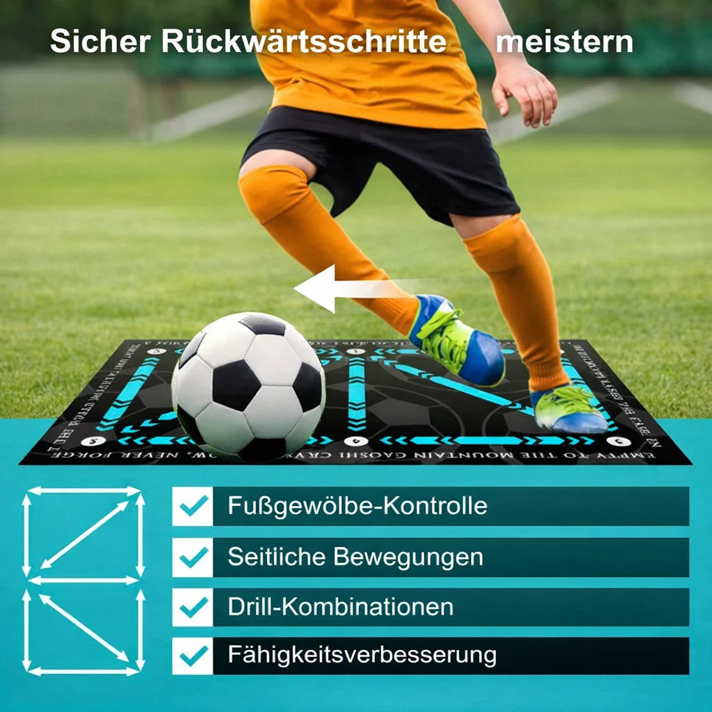 NeatNest™ — Soccer Training Mat for Technique & Coordination – For Indoor and Outdoor Training
