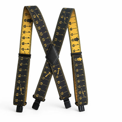 5 cm Wide Adjustable Elastic X-Back Men’s Suspenders (4-Clips)