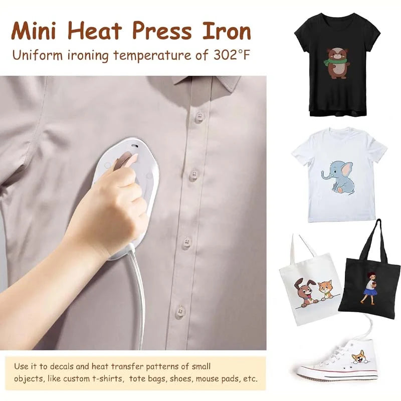 Travel Iron for On-the-Go with Ceramic Sole