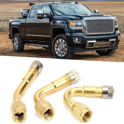 Flexible 3-Angle Tire Valve Extension Set
