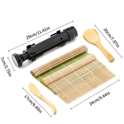 Sushi Bazooka Set with Bamboo Rolling Mat
