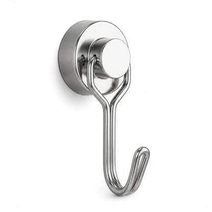 Neodymium 180° Rotatable Magnetic Hooks (Set of 2)