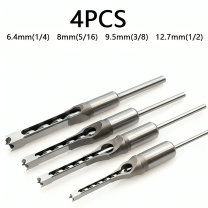 Wood Drill Bit Set for Square Holes