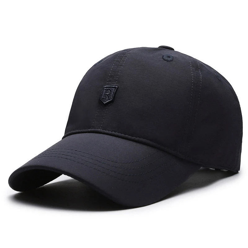Perforated breathable men's sports cap