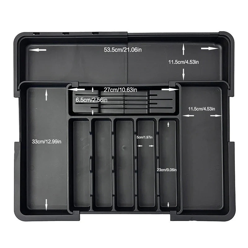 Expandable Drawer Organizer for Cutlery