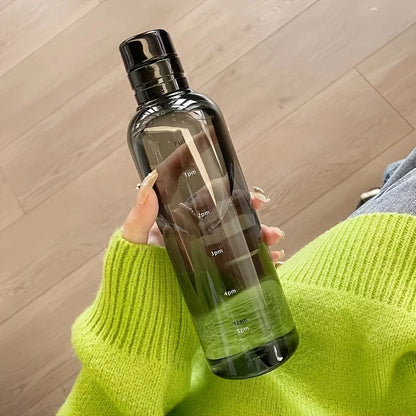 Water Bottle with Time Markings 500/700 ml