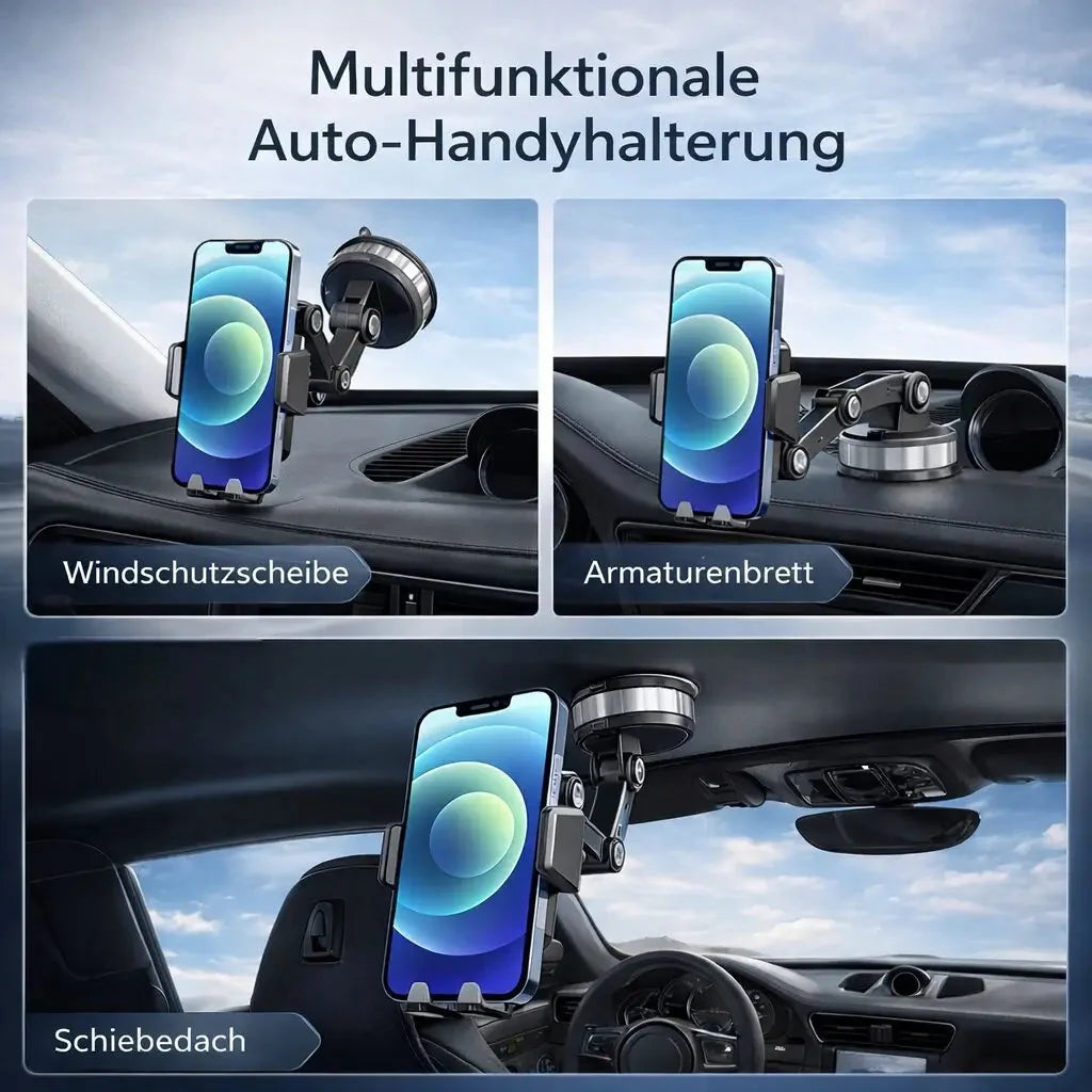 Car phone holder with suction cup & 360° rotation 2.0