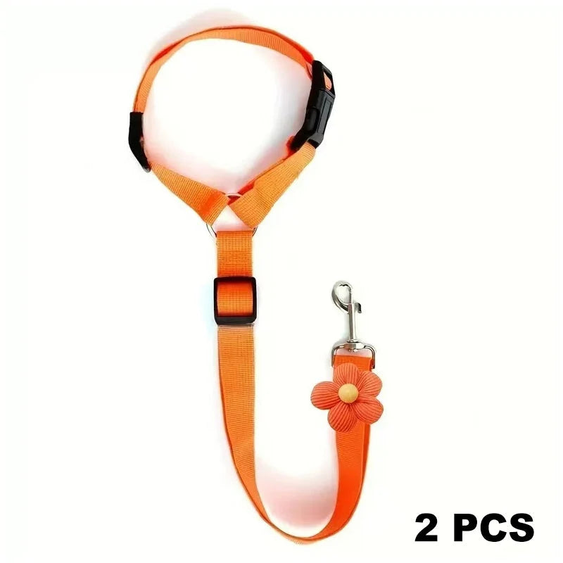 Dog Safety Belt & Leash 2-in-1