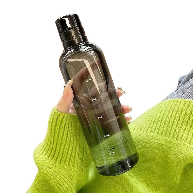 Water Bottle with Time Markings 500/700 ml