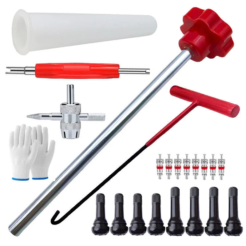 Tire Valve Tool Set for Quick Replacement