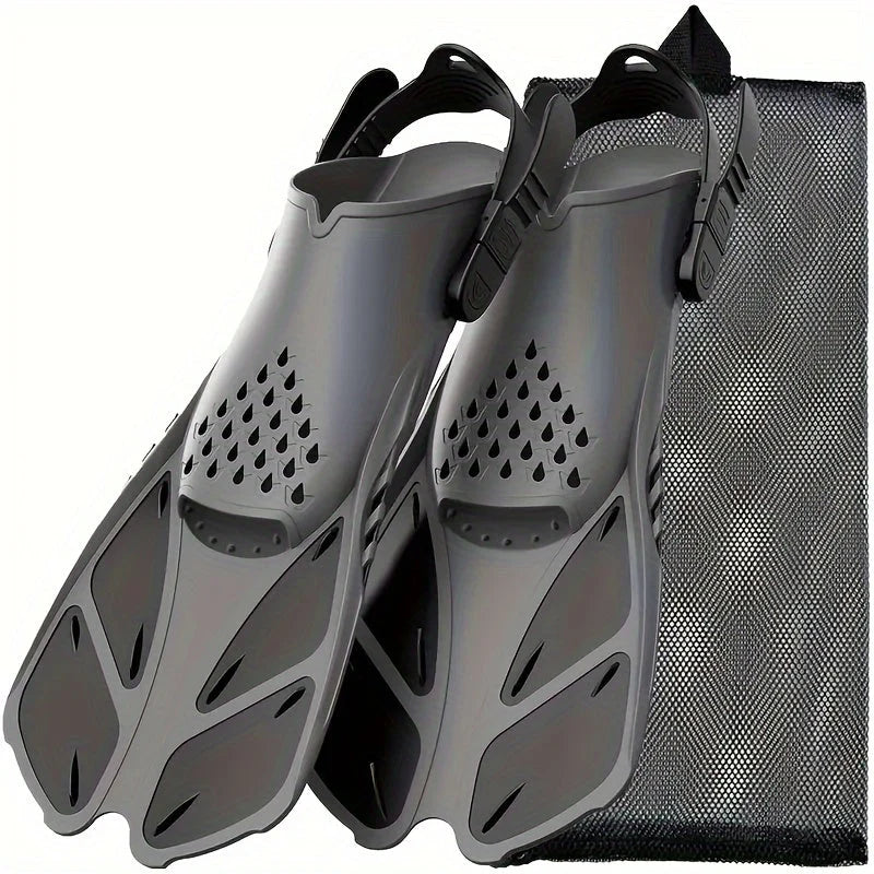 Adjustable Snorkel Fins Short – Open Heel