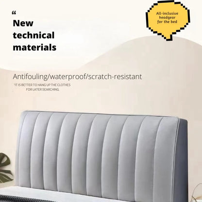 Headboard Protective Cover Soft Velvet Bed