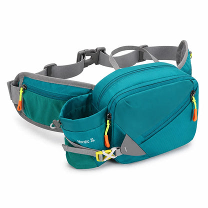 Ultralight Oxford Fabric Waist Pack for Running (with Bottle and Phone Pockets)