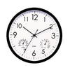 Outdoor clock with temperature and humidity display