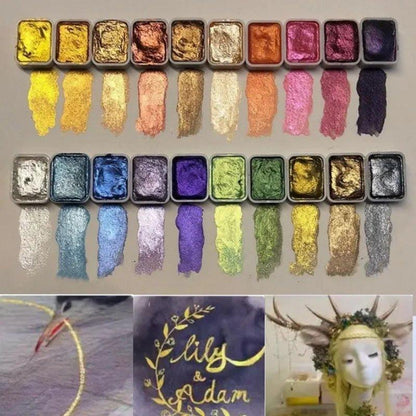 PearlScent Metallic Watercolor Set
