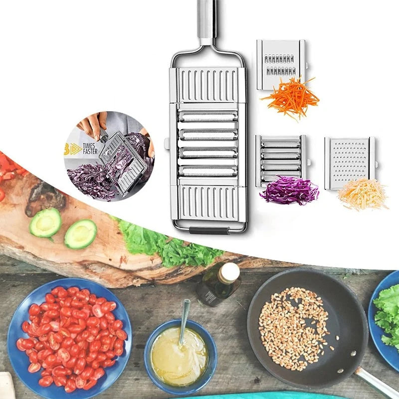 Multifunctional Vegetable Slicer with 4 Blades