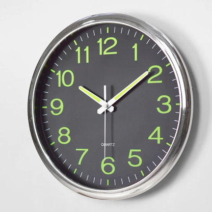 Glowing Wall Clock 30 cm – Silent