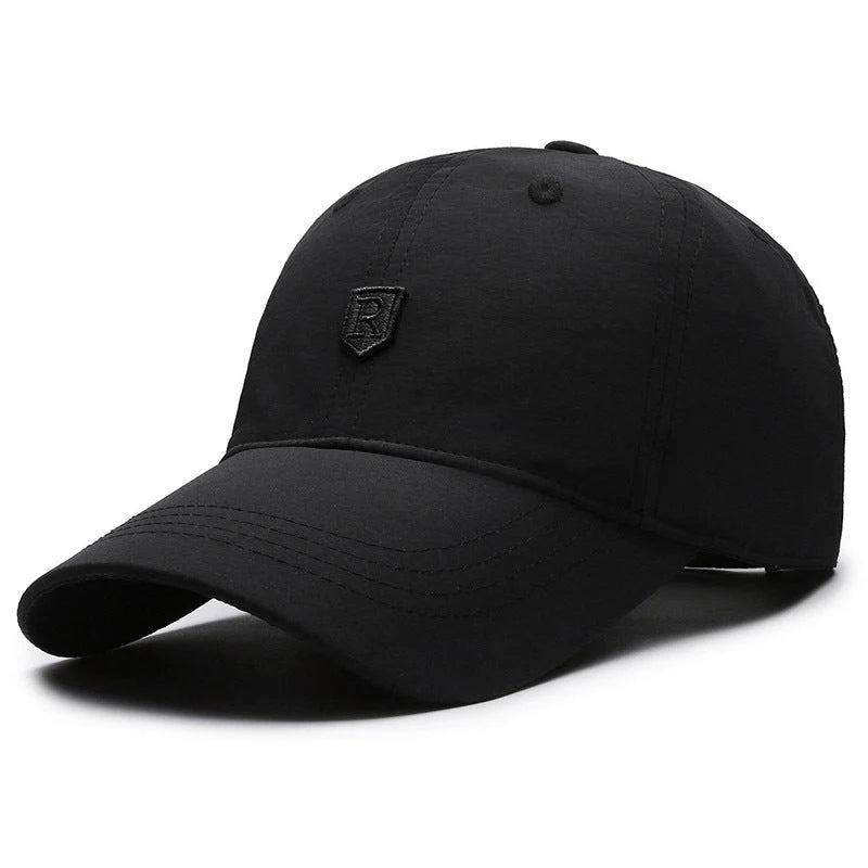 Perforated breathable men's sports cap
