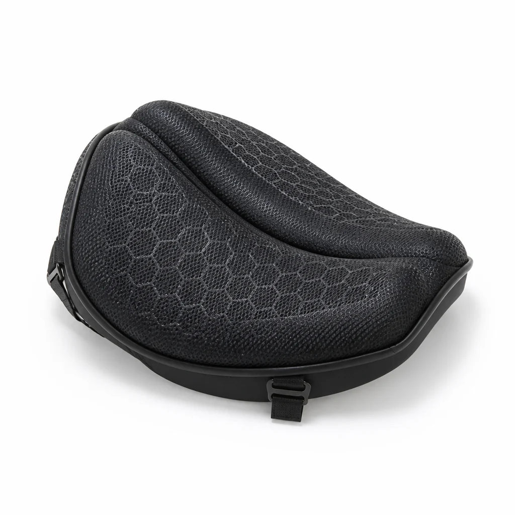 Shock-Absorbing Gel and Breathable Honeycomb Motorcycle Seat Cushion