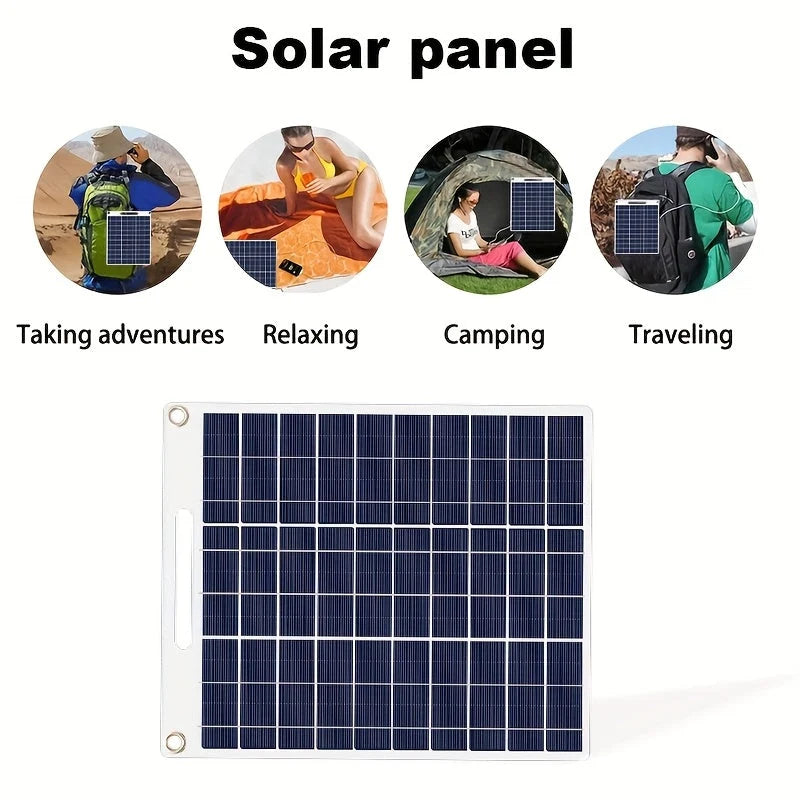 Portable Solar Panel Charger with USB Output