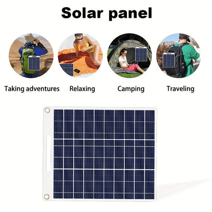 Portable Solar Panel Charger with USB Output