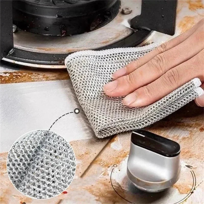 Metal Scrubbing Pad – Double-Sided for Kitchen