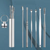 Ear Cleaner Set 6-Piece with Keychain Case