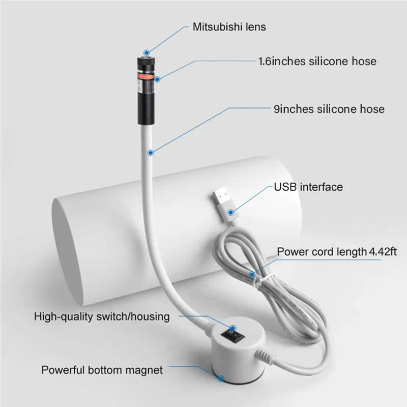 Magnetic Laser Guide for Sewing Machines