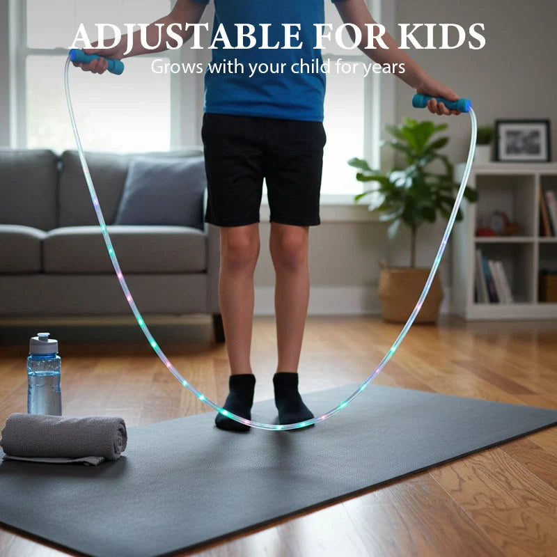 LuminaJump™ — Transforms any jump rope into a magical, glowing adventure full of fun and movement