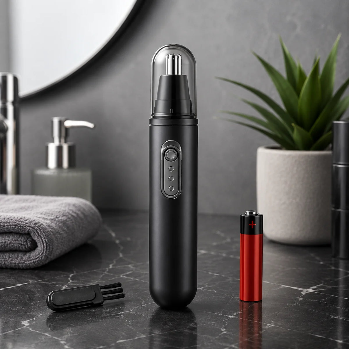 Waterproof Nose and Ear Hair Trimmer