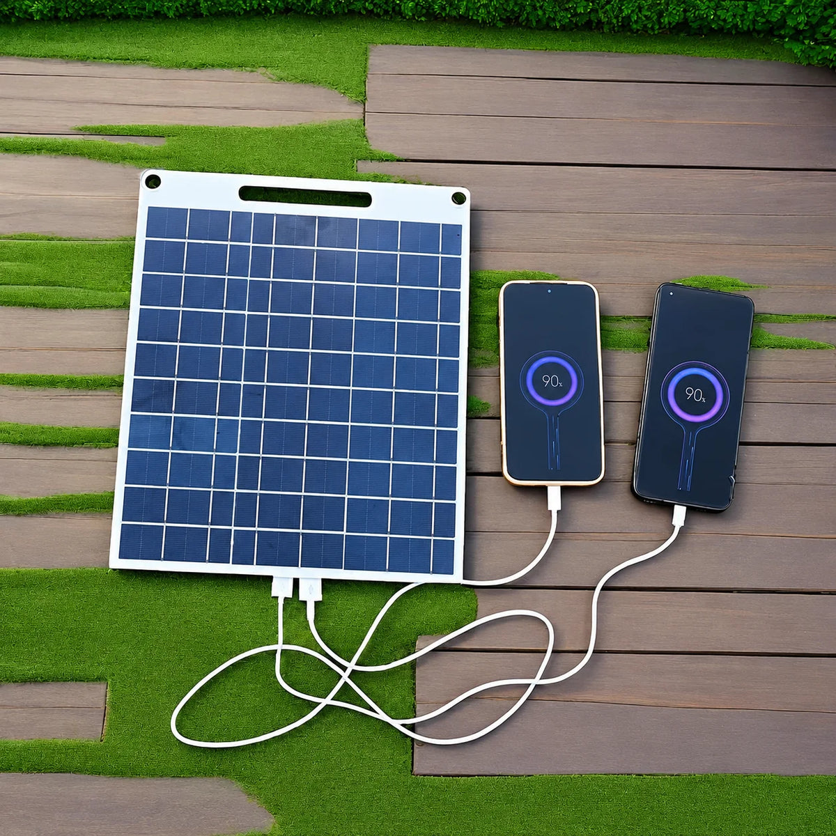 Portable Solar Panel Charger with USB Output