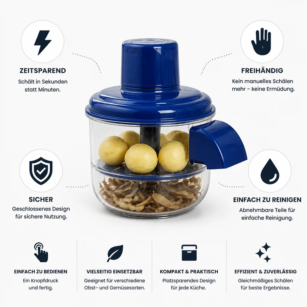 Cordless Automatic Electric Vegetable Peeler