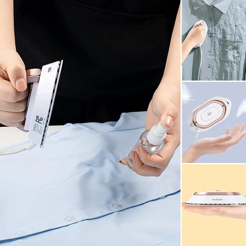 Travel Iron for On-the-Go with Ceramic Sole