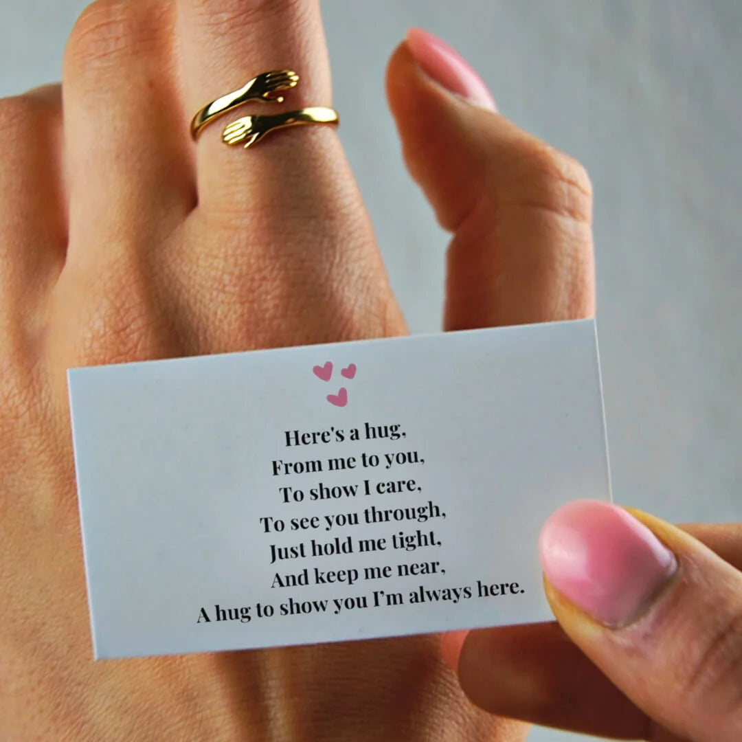 EmbraceRing – Love Keepsake with Hug
