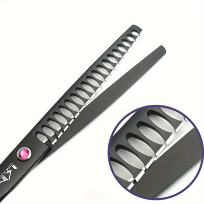 Dog grooming set with stainless steel blades and ergonomic handles