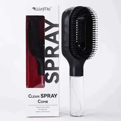 Hairbrush with Spray Mist – 2-in-1 Detangling