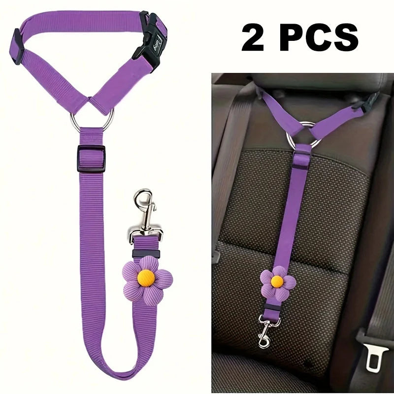 Dog Safety Belt & Leash 2-in-1