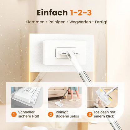 ReachClean Cloth Holder Mop Extendable Hygienic