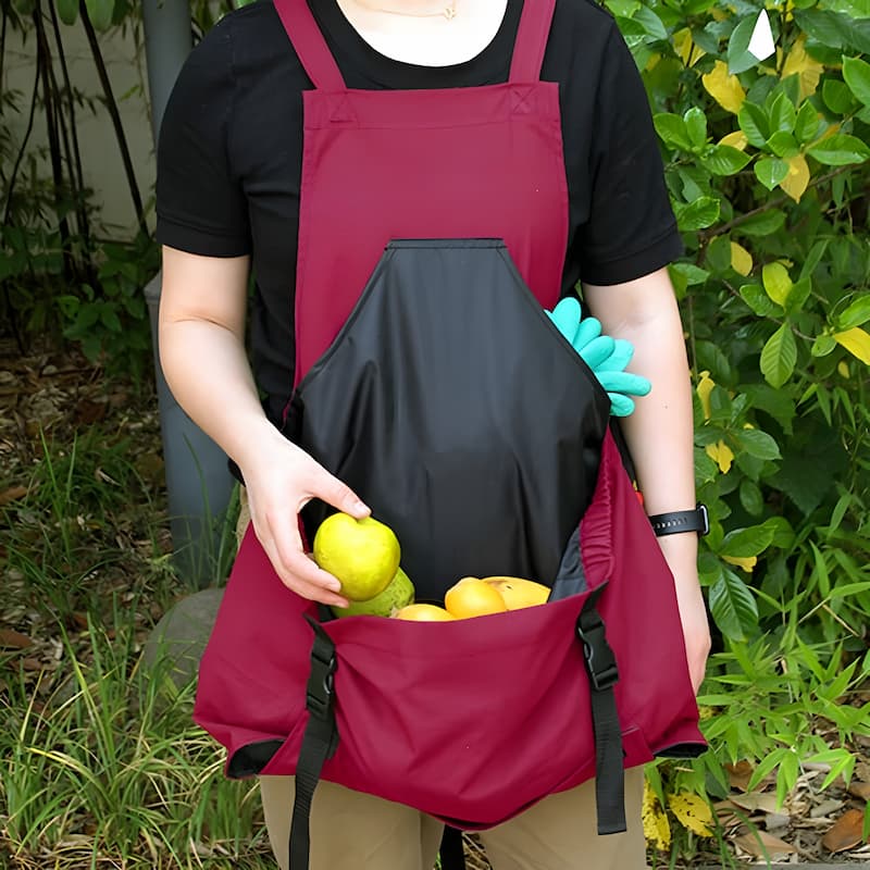 Garden Harvest Apron with Kangaroo Pocket