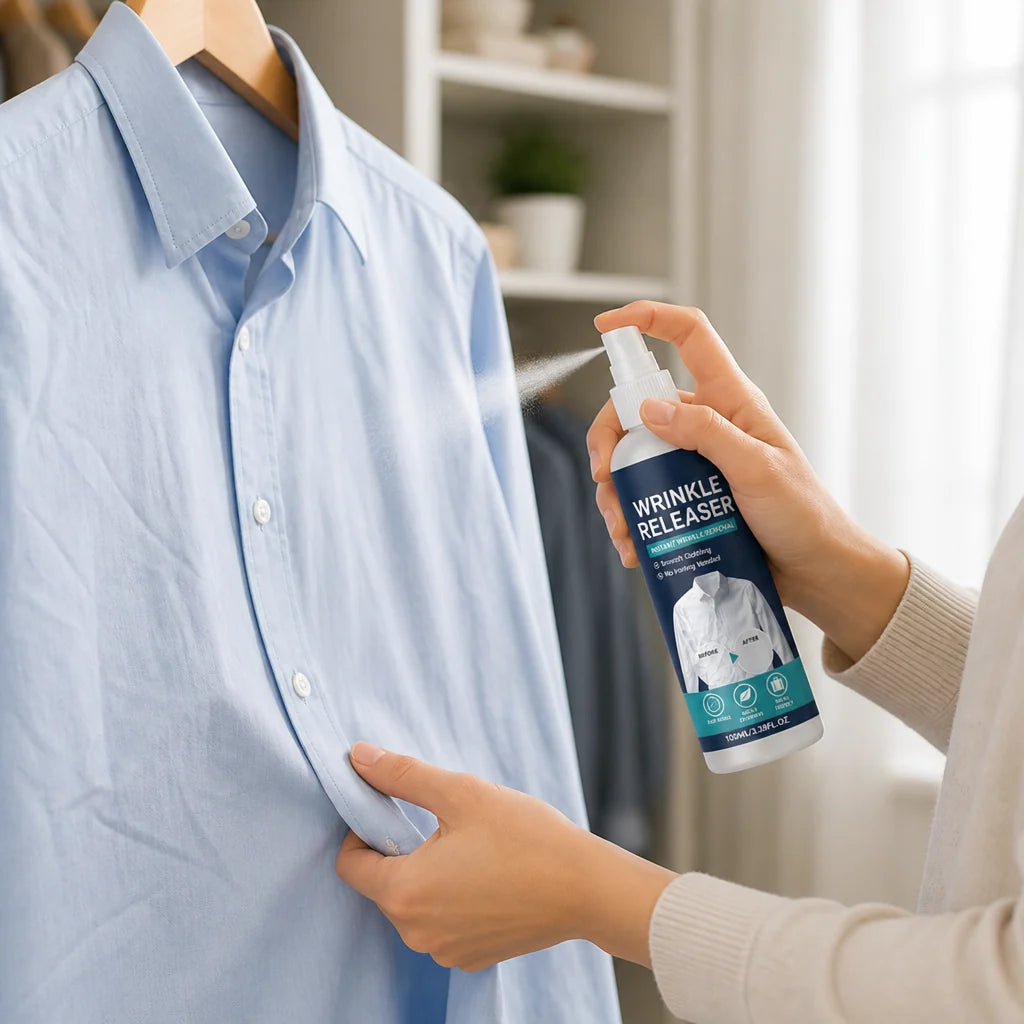 Instant Gentle Fabric Wrinkle Removal Spray (2 x 100 ml)