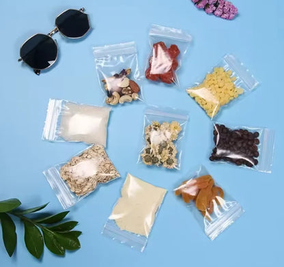 Resealable Ziplock Bags 100-Pack