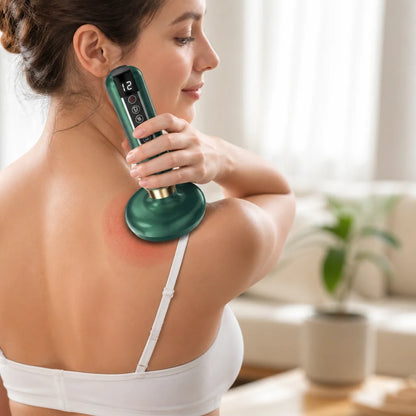 Rechargeable Handheld Vacuum Cleaner with Heating Function for Cupping Massage
