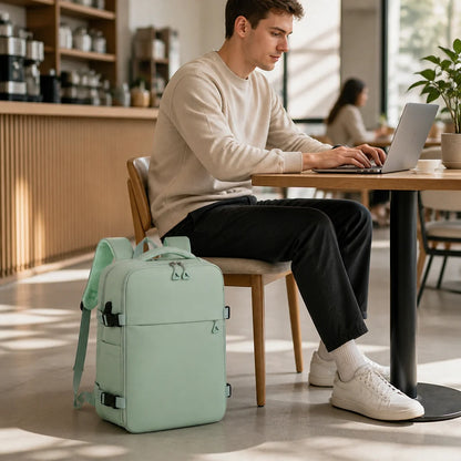 Waterproof 38.1 cm Laptop Travel Bag (Adjustable Straps)